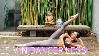 DANCER LEGS WORKOUT  Toned Legs and Glutes No Equipment [upl. by Odnama]