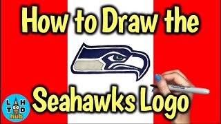 How to Draw the Seattle Seahawks Logo [upl. by Eustasius]