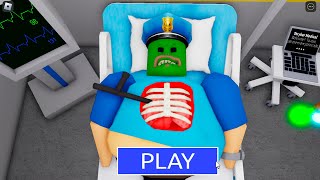 New Update HOSPITAL OPERATION MODE Whats INSIDE BARRYS PRISON RUN Roblox Obby Walkthrough [upl. by Xuaeb]