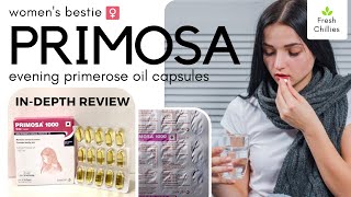 Primosa 1000  Evening Primerose Oil Infused Capsules by Sanofi India  InDepth Review in English [upl. by Nay]