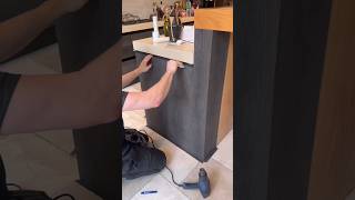 How to hang selfadhesive wallpaper on old furniture wallpaper furniturerepair [upl. by Boot]