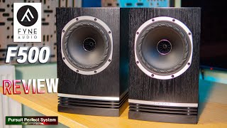 with quotCaveatsquot Fyne Audio F500 HiFi Speakers REVIEW vs Klipsch RP600M SVS Prime Bowers 606 Test 89 [upl. by Kenzi]