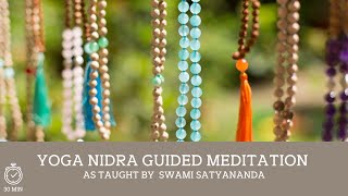 Yoga Nidra Meditation as by Swami Satyananda [upl. by Osnerol867]