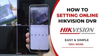 How to Online Hikvision DVR  Hikvision DVR Network Setup [upl. by Ileane]