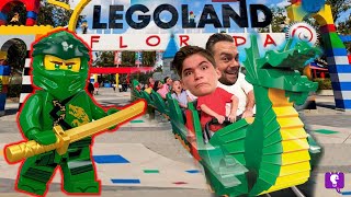 Ninjago Legoland Florida with HobbyFamily 2021 HobbyVloggy Trip Review [upl. by Innor]