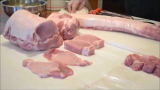 How to cut a boneless pork loin 10 ways [upl. by Nuncia]