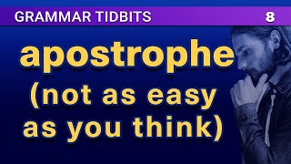 Using apostrophes in contractions and possessives  Grammar and Style Tidbits 8 [upl. by Wier838]