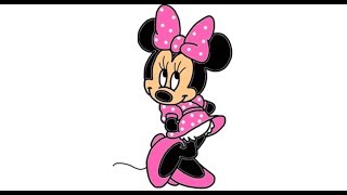 How To Draw Minnie Mouse From Disneys Mickey Mouse Clubhouse Episodes In Full [upl. by Alvita124]