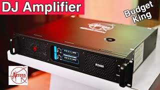 Dj Amplifier Best For Dual 15 Dj TopAerons India R2400 [upl. by Ytinirt]