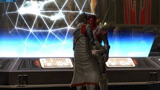 SWTOR Jedi Under Siege  Theron Shan Romance scene Empire [upl. by Bowrah]