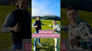 GERMANIYADA ISHLASH ORZUSI HAQIQATMI deutschland germaniya germany germaniyalive travel [upl. by Scoter]