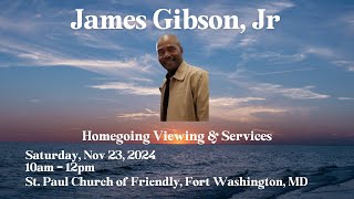 James Gibson Jr Memorial Service [upl. by Forcier925]