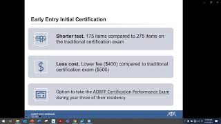 Pursuing the Osteopathic Pathway A 2021 Guide to Formative Assessments amp Initial Certification [upl. by Ovida]