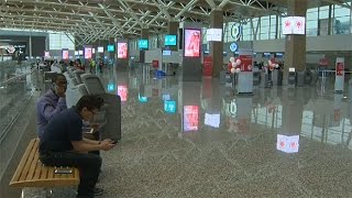 New terminal opens at Calgary International Airport [upl. by Atteve352]