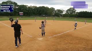 Sayville Little League 2022 Softball Playoffs Girls Minors  Yanks v Mariners [upl. by Liuqnoj]