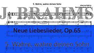 Brahms Op655 Wahre wahre deinen Sohn [upl. by Aliza975]