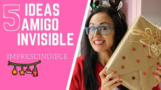 5 IDEAS💡de REGALO🎁 para tu AMIGO INVISIBLE [upl. by Haziza]