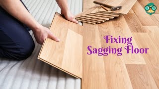 How to Fix a Sagging Floor How Do You Fix a Sagging Floor How to Repair Sagging Floor [upl. by Eelanna]