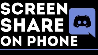 How to Screen Share on Discord Mobile  iPhone amp Android  2021 [upl. by Ettenhoj]