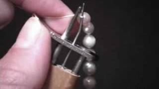 How to Use EZ Knotter Bead And Pearl Knotting Tool [upl. by Bluhm]