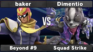 baker vs Dimentio  Squad Strike  Beyond 9 [upl. by Postman810]