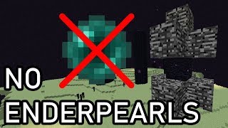 How to get through the End Gateway WITHOUT ENDER PEARLS in Minecraft [upl. by Adelheid]