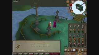 Runescape also 2007 Medium Clue Scroll Panic by the mausoleum in Morytania [upl. by Aniv]