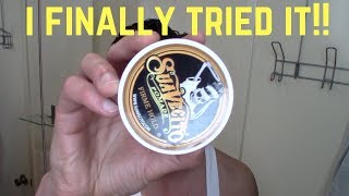 Curly Hair to Straight Suavecito Pomade Firme Hold  Will It Hold [upl. by Zweig]