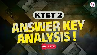 KTET 2 ANSWER KEY ANALYSIS  KTET EXAM 2024 [upl. by Aira]