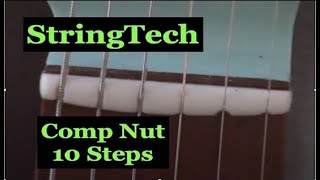 How To Make Guitar Comp Nut  10 Steps By Guitar Repair StringTech [upl. by Mahau96]