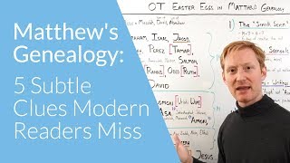 Matthews Genealogy 5 Subtle Clues Modern Readers Miss  Whiteboard Bible Study [upl. by Oninrutas]