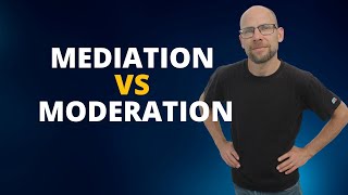 Mediation vs Moderation [upl. by Teyut]