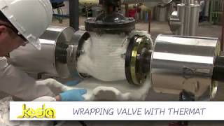 Valvebox insulation Aerogel insulation blanket production process video infojodatechcom [upl. by Samtsirhc]