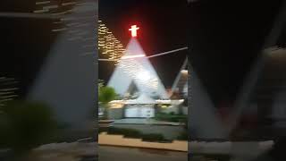 Calvary temple night beautiful viewchristianjesusyttrendingshorts viralvideo hyderabad😍 [upl. by Ees]