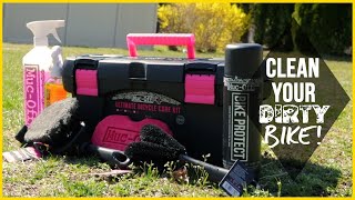 Muc Off Ultimate Bike Cleaning Kit 🧹✨ Unboxing amp Wash 🧼🧽 [upl. by Aracahs288]