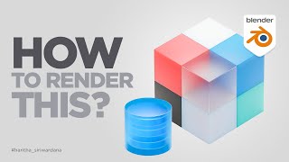 Creating Glassmorphism In Blender [upl. by Veleda]