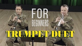 Playing trumpet with friends wFREE sheet music download [upl. by Lezlie826]