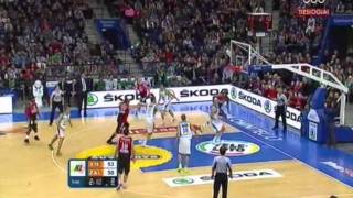 Lietuvos Rytas  Kauno quotŽalgirisquot 20120107 highlights [upl. by Allcot948]