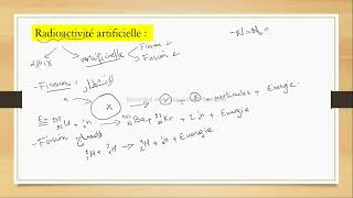 33  La radioactivité artificielle Fission et Fusion [upl. by Janeen204]