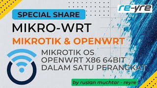 MikroWrt  MikroTik OpenWrt Support MikhMon Dan WinBox Dalam Satu Perangkat [upl. by Valenza583]