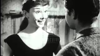 Audrey Hepburns First Screen Test 1950s  Film 1296 [upl. by Hnaht806]