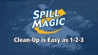 Spill Magic  How To Use Spill Magic Absorbent Powder [upl. by Kronfeld]