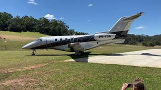 Pilatus PC24 Visit to The Vale Tasmania 26 Jan 2021 [upl. by Craner]