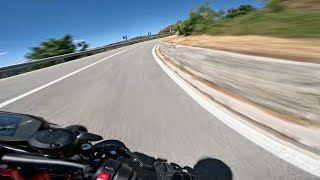 Passo del Carruozzo  Muro Lucano  strade da moto  Basilicata  GoPro  Ktm Duke 890R [upl. by Akimik411]