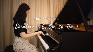 Clementi  Sonatina in C Op 36 No 1 1st movement  Cathleen Kwok [upl. by Kape]