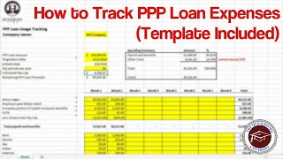 How to Track PPP Loan Expenses Template Included [upl. by Conners550]