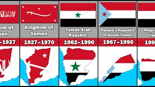 Evolution of Yemens Flag and Territory [upl. by Freda704]