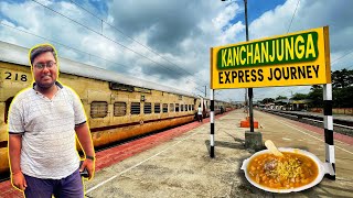 KANCHANJUNGA EXPRESS JOURNEY PART1  Itna saara Local khana bhai sahab [upl. by Einaj]