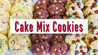 3 Ingredient Cake Mix Cookies [upl. by Nivert]