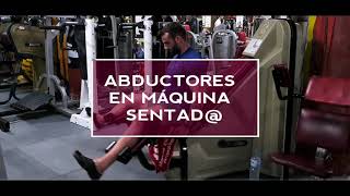 Abductores en máquina para GLÚTEO  Técnica Correcta [upl. by Keeler]